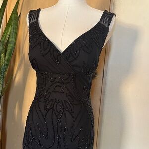 Black Beaded Dress